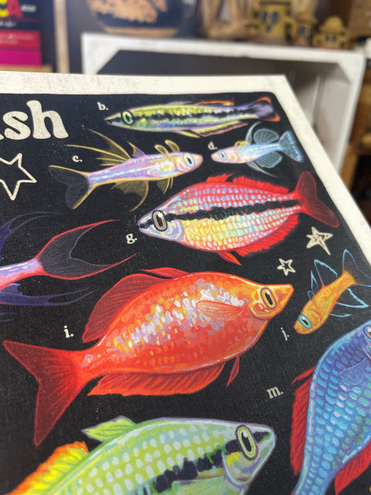 Rainbowfish Poster 8.5x11