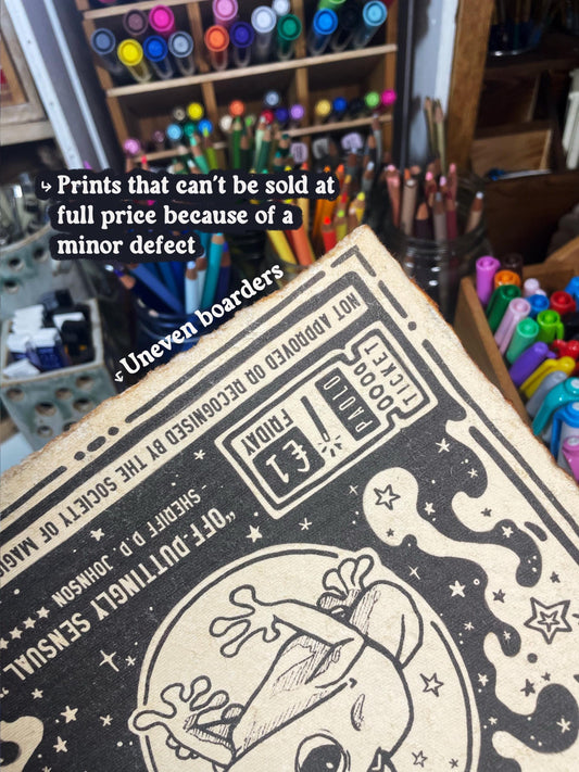 Misprinted Vintage Frog Posters A4