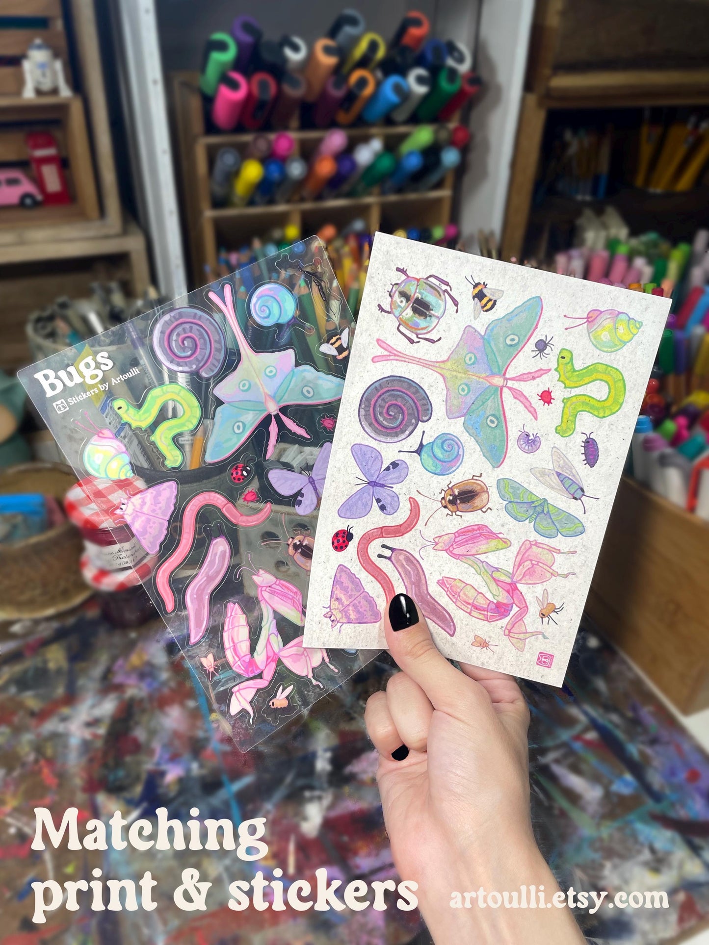 BUGS! Sticker Sheet