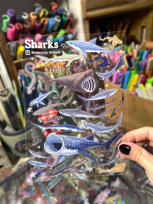 Shark Sticker Sheet