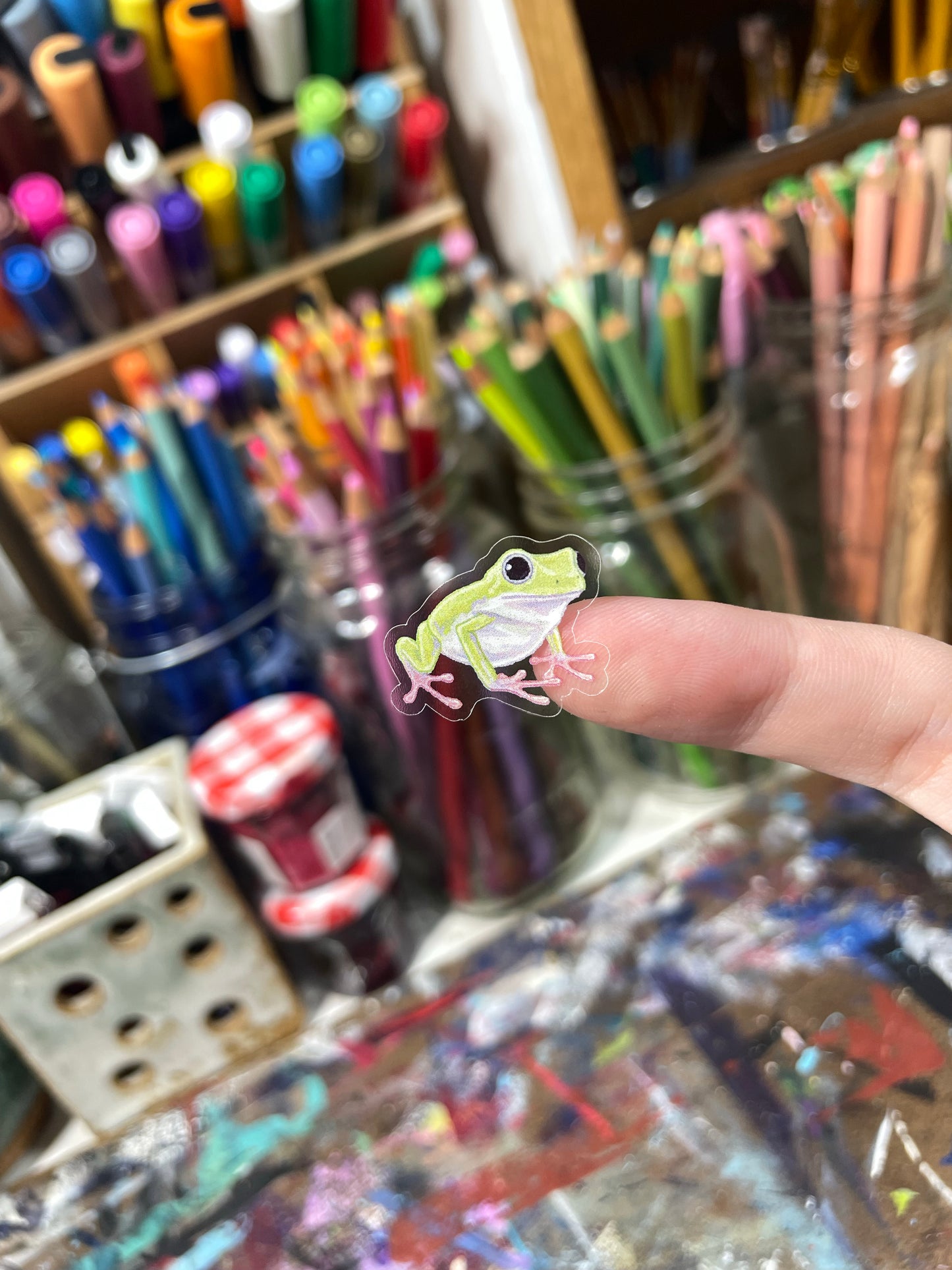 Mini Frogs Sticker Sheet