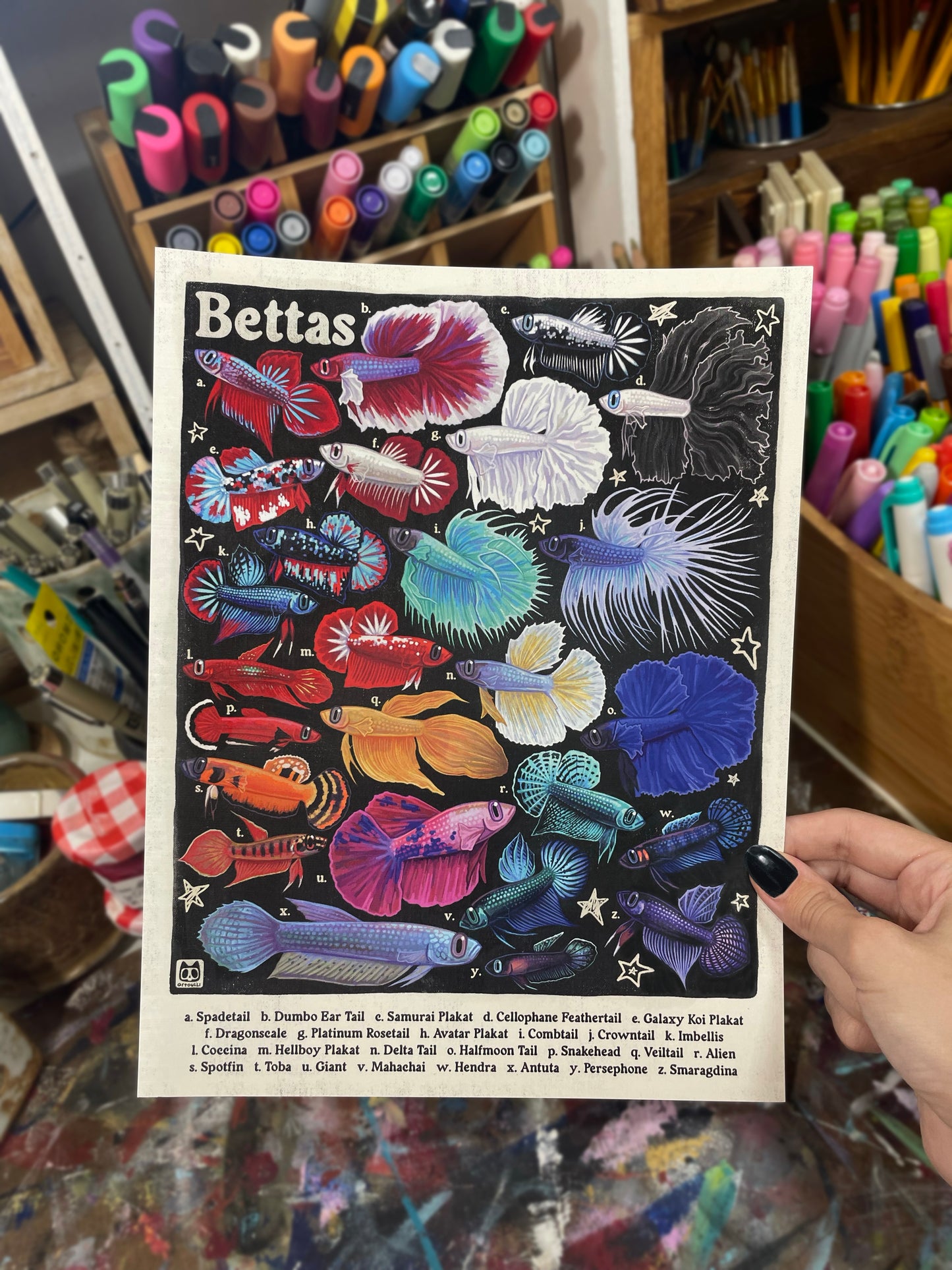 Betta Poster 8.5x11