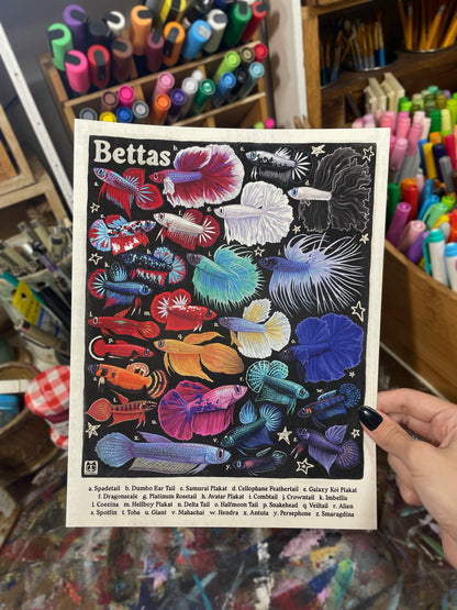 Betta Poster 8.5x11