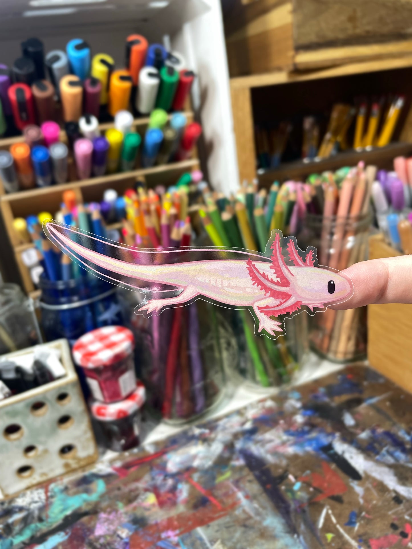 Axolotl Sticker Sheet