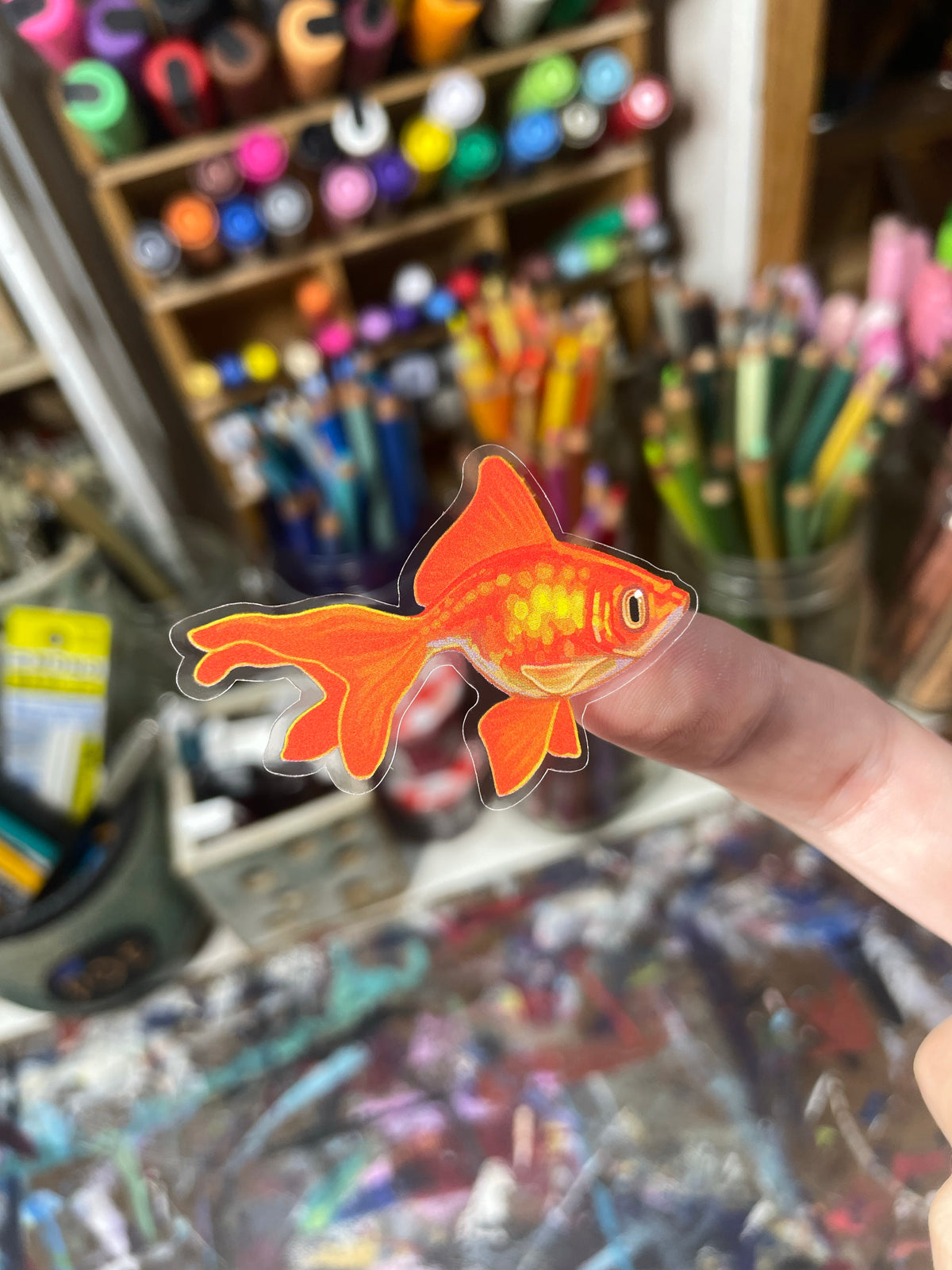 Goldfish Sticker Sheet