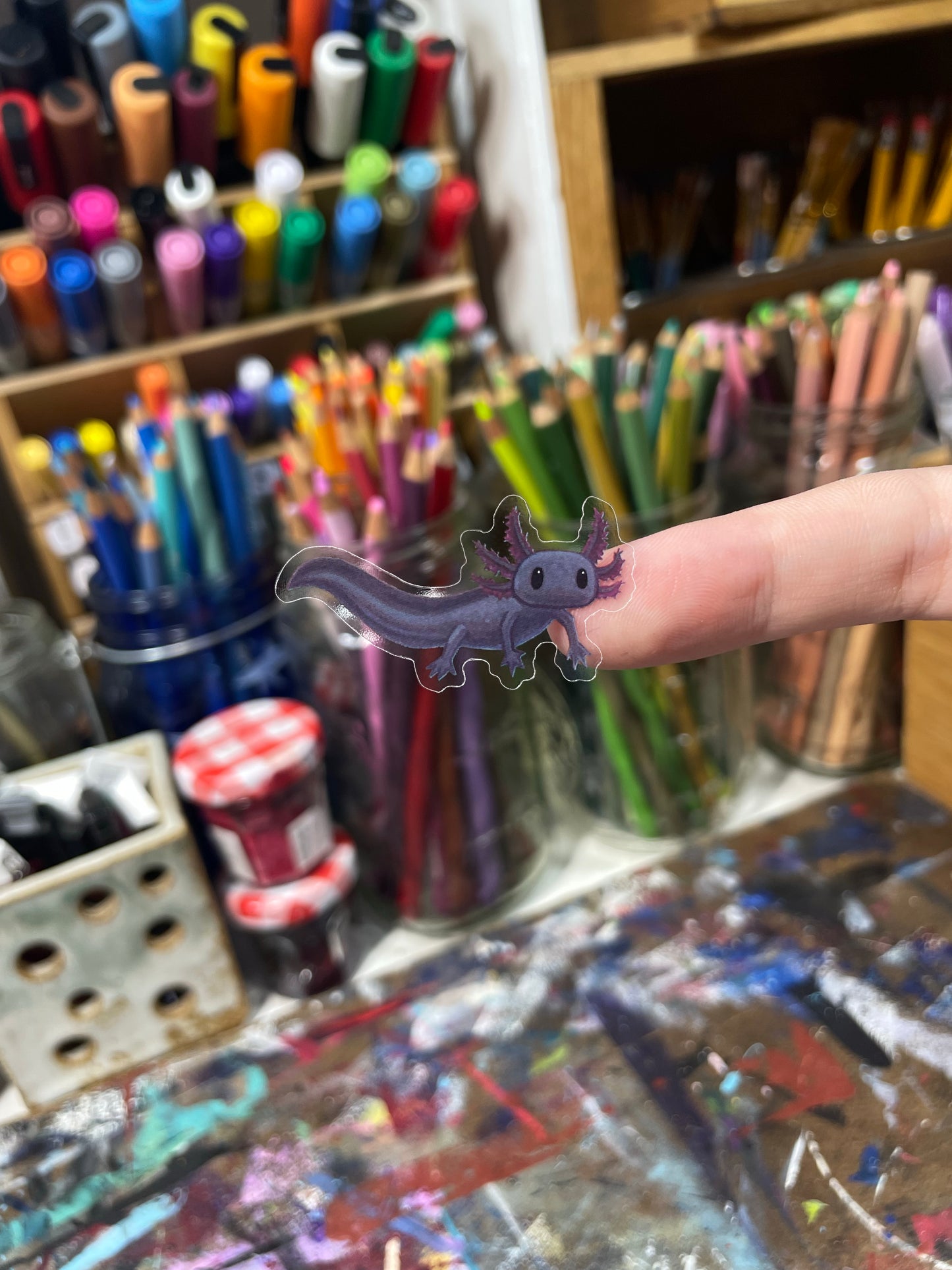 Axolotl Sticker Sheet