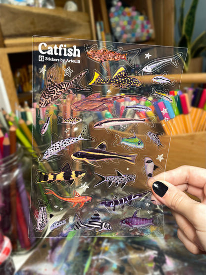 Catfish Sticker Sheet