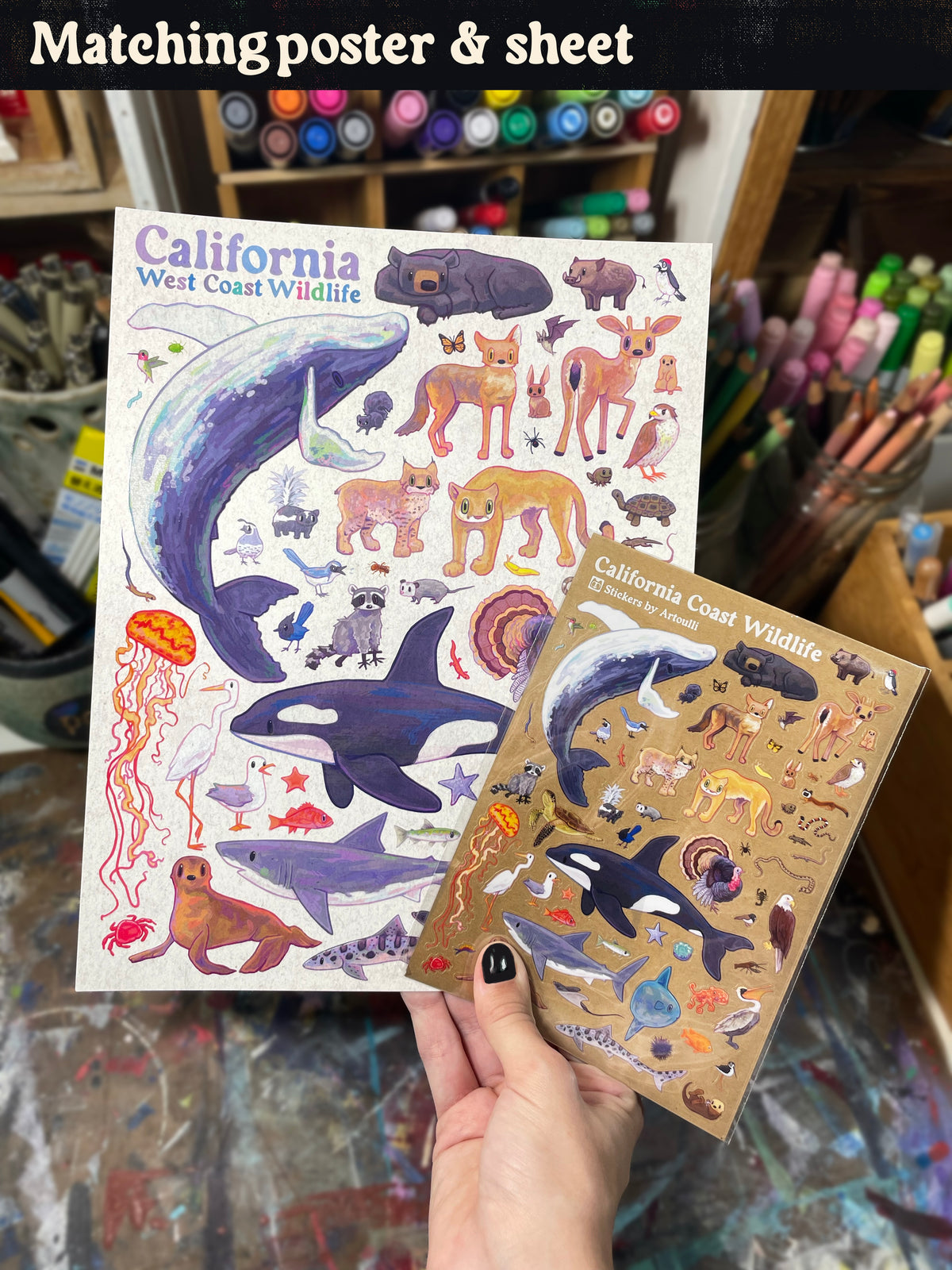 California Wildlife Poster 8.5x11