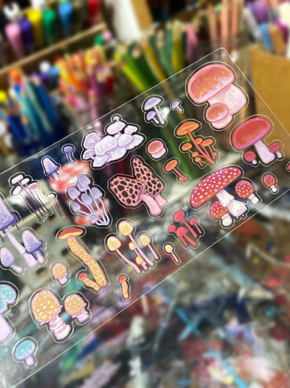 Mushroom Sticker Sheet