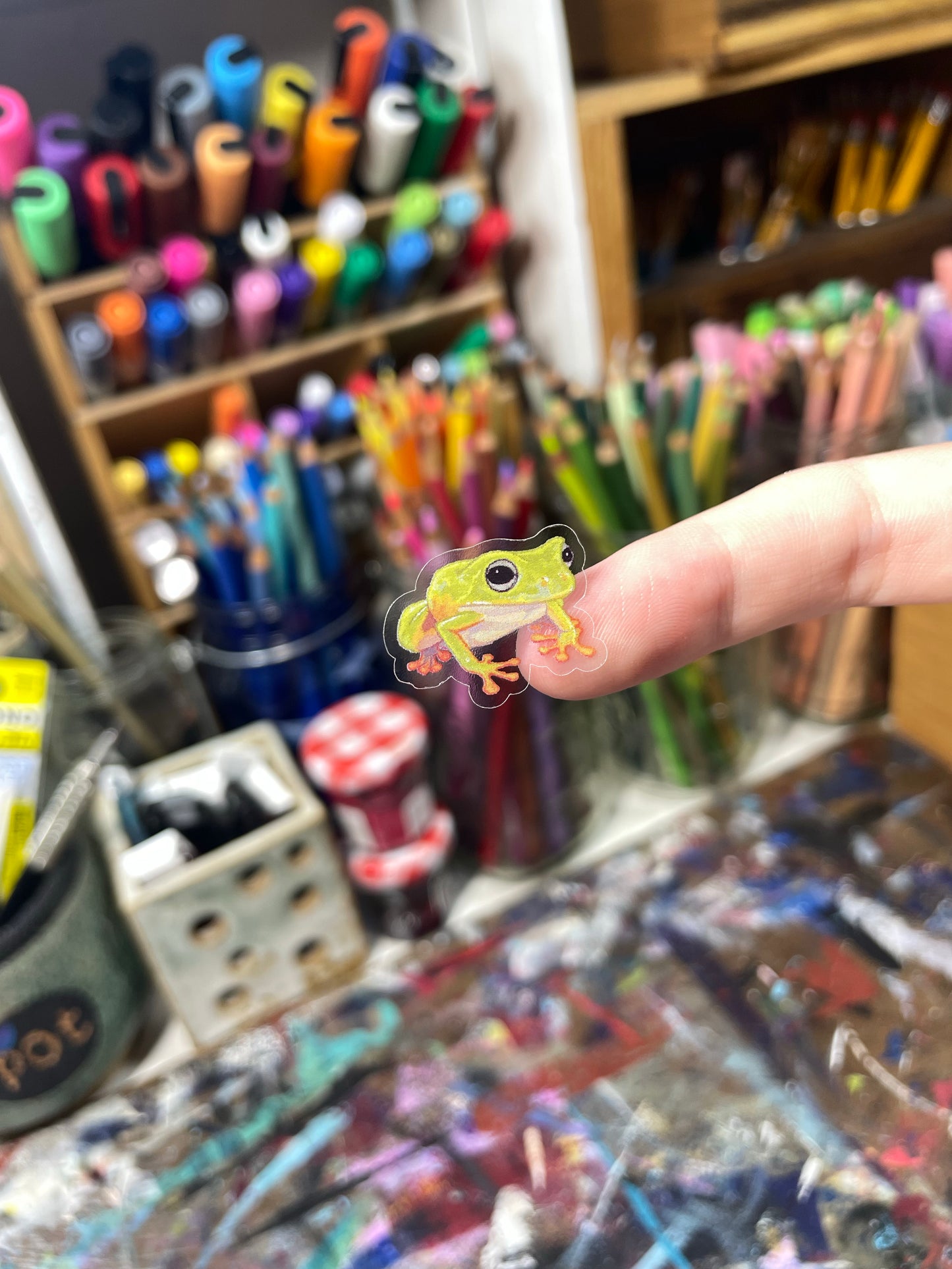Mini Frogs Sticker Sheet