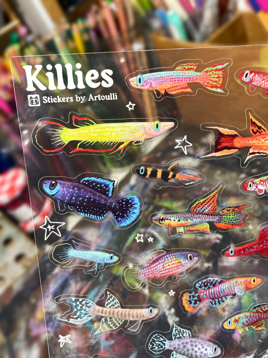 Killifish Sticker Sheet