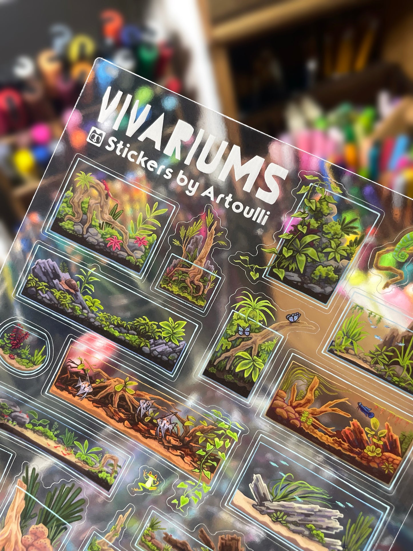 Vivarium/Aquarium/Terrarium Sticker Sheet