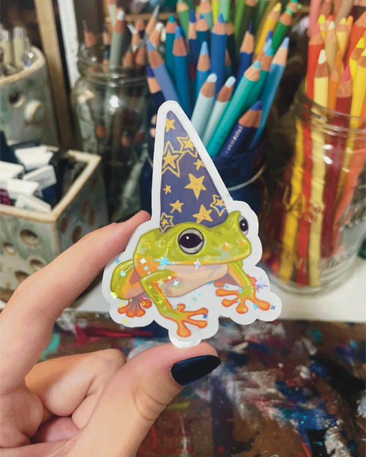 Wizard Frog Sticker
