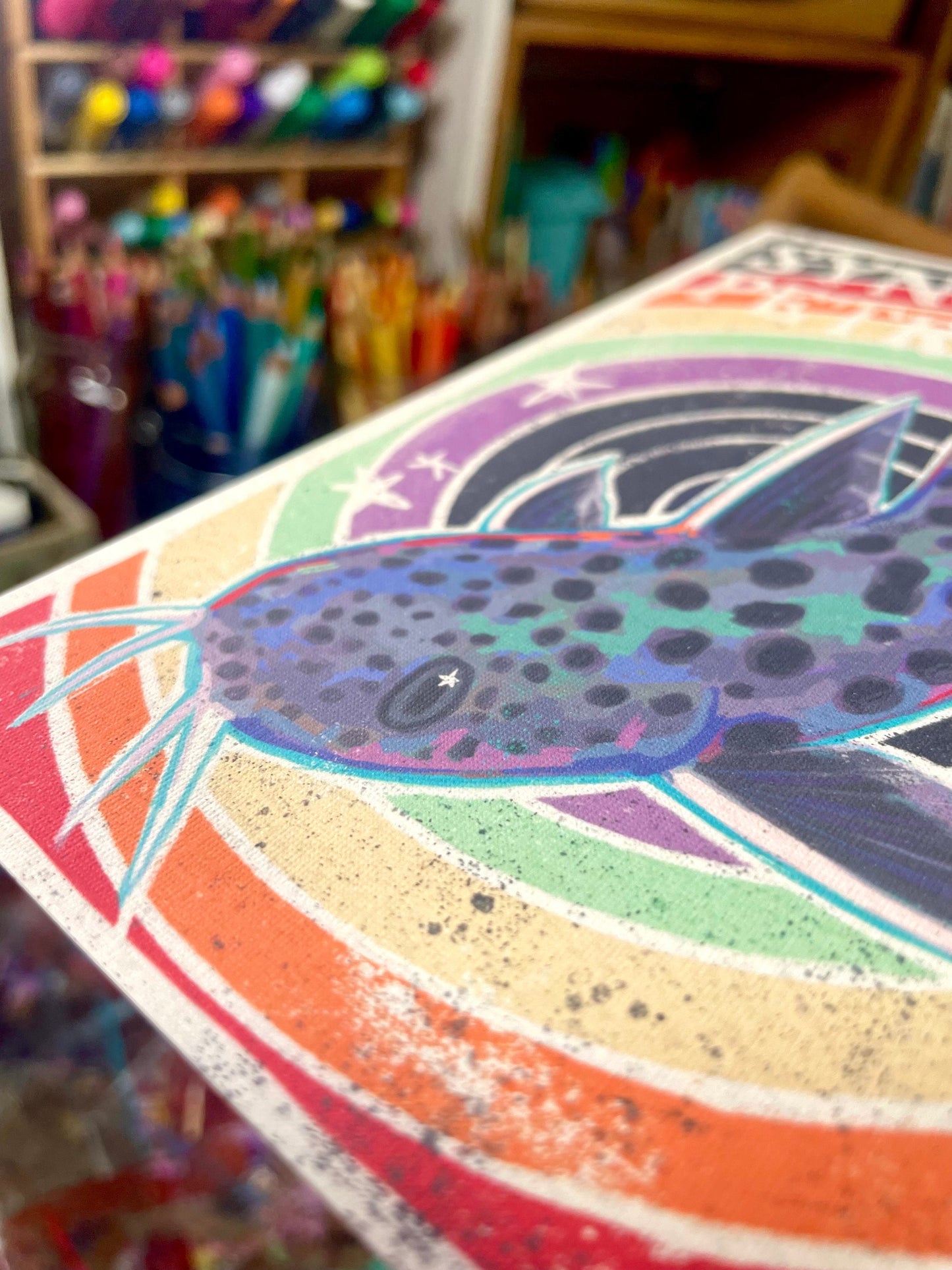 Retro Catfish Sticker