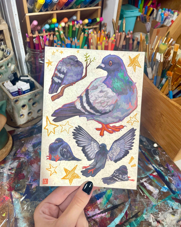Pigeon Print 5x7