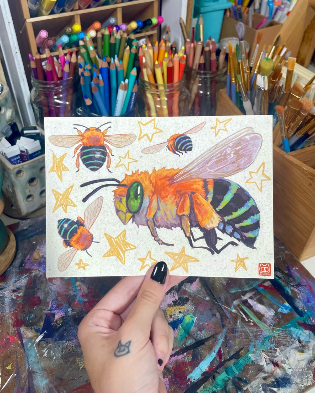 Bee Print 5x7