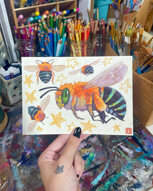 Bee Print 5x7