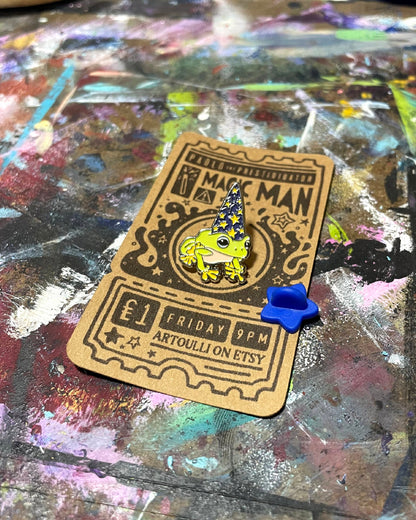 Wizard Frog Pin