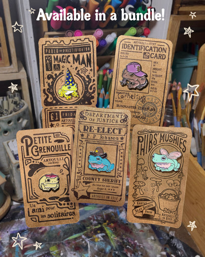 Little Beret Frog Pin