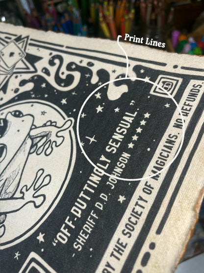 Misprinted Vintage Frog Posters A4