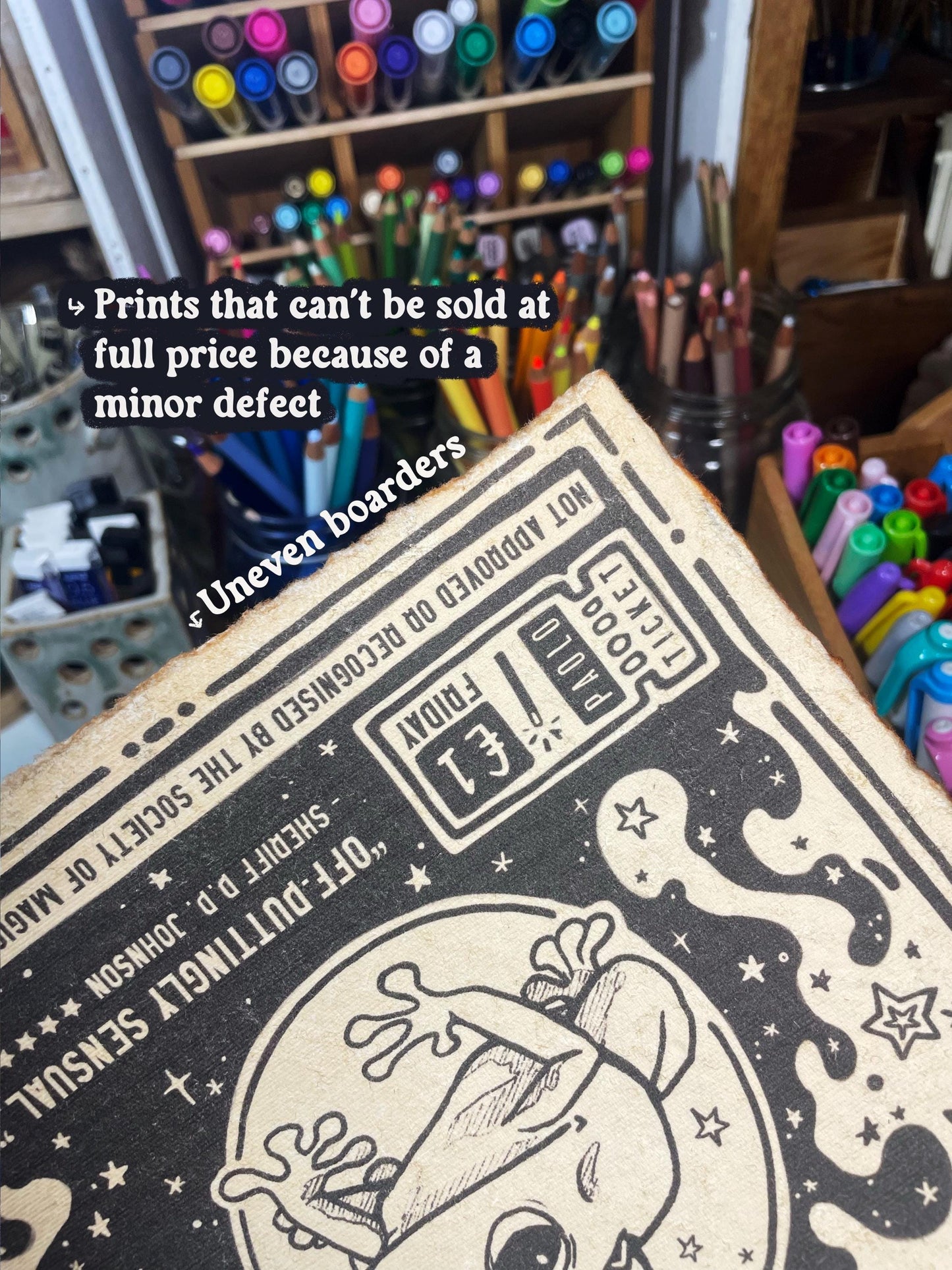 Misprinted Vintage Frog Posters A4