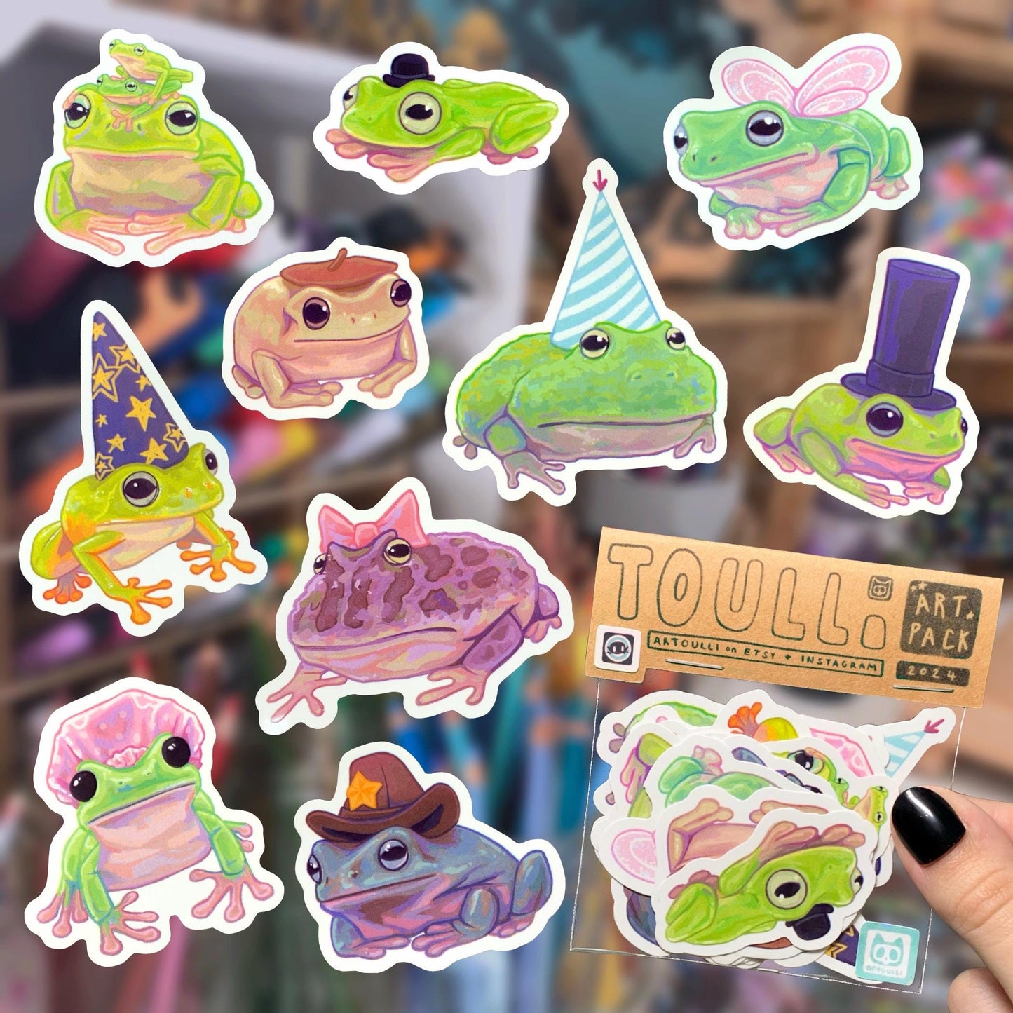 Frog Stickers Vol. 1
