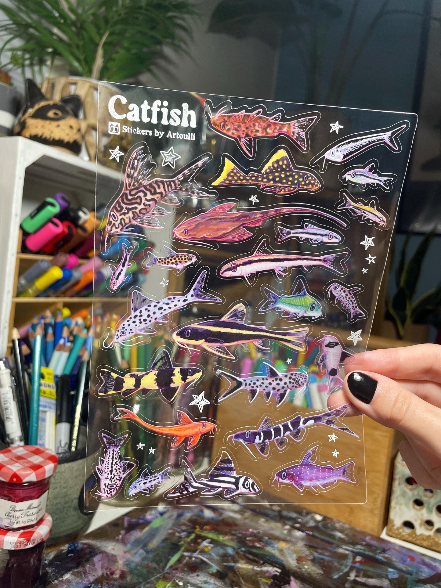 Catfish Sticker Sheet