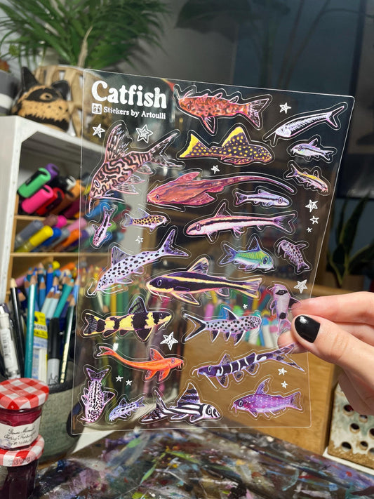 Catfish Sticker Sheet