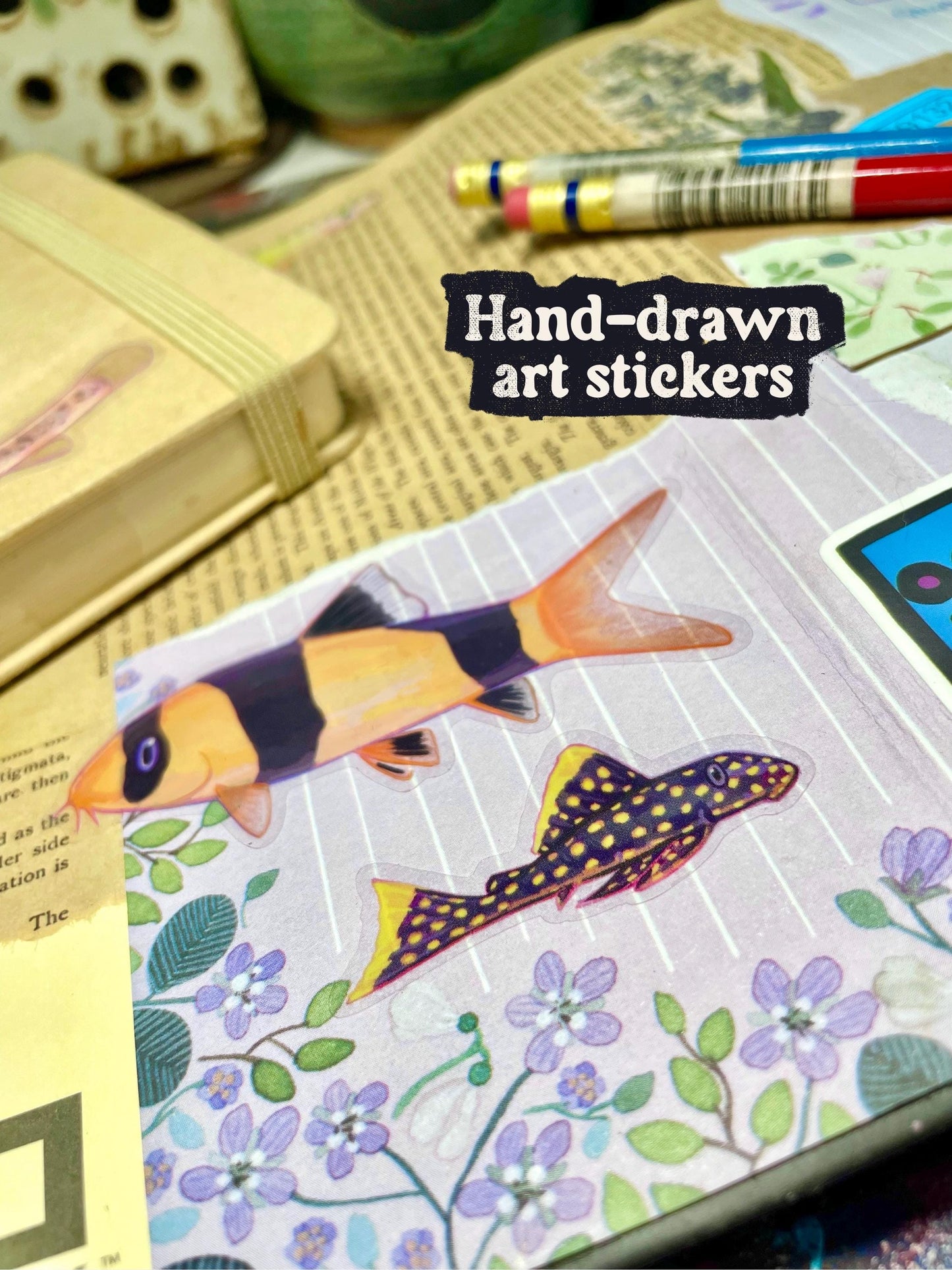 Rainbowfish Sticker Sheet