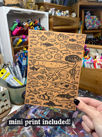 Rainbowfish Sticker Sheet