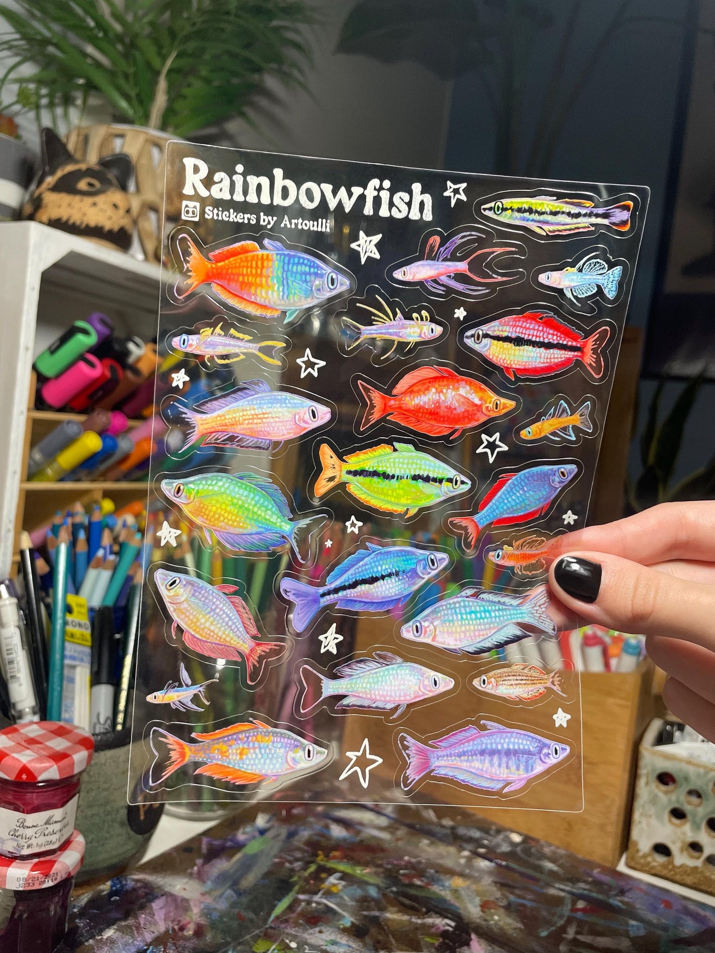 Rainbowfish Sticker Sheet