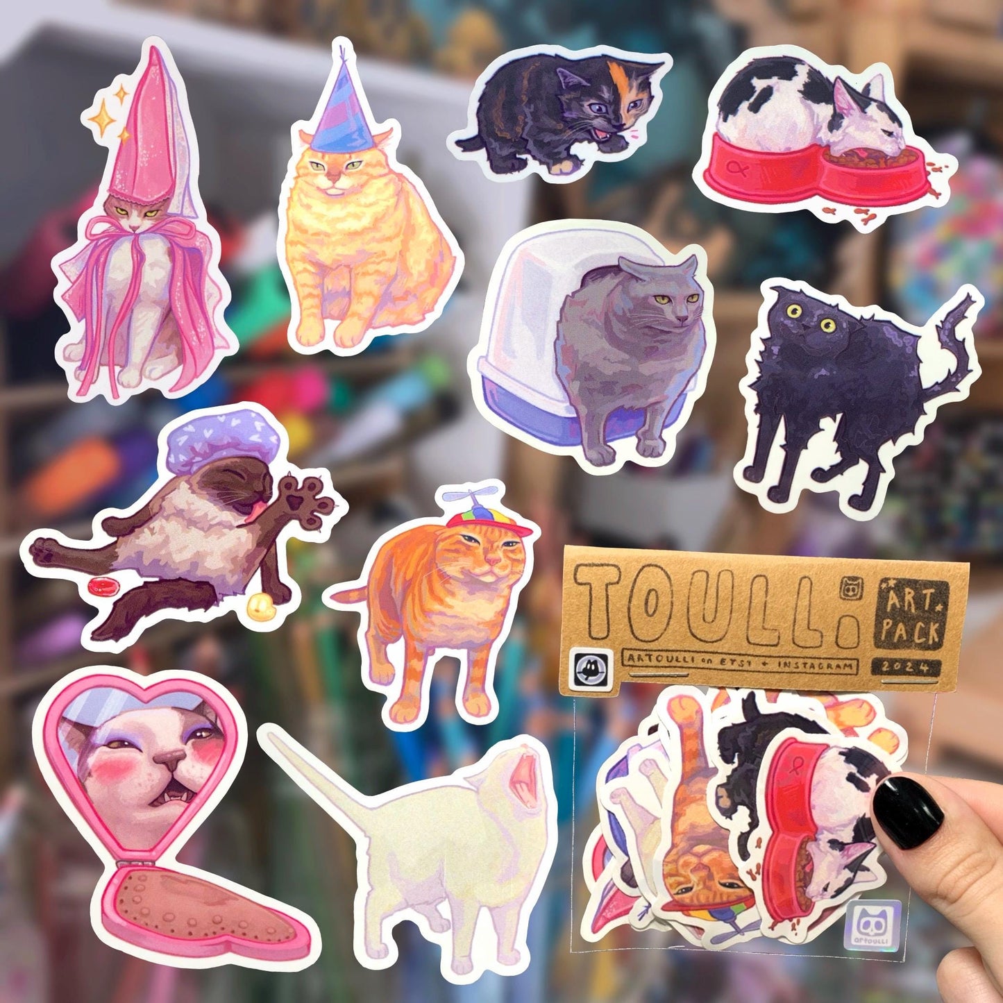 Cat Stickers Vol. 1