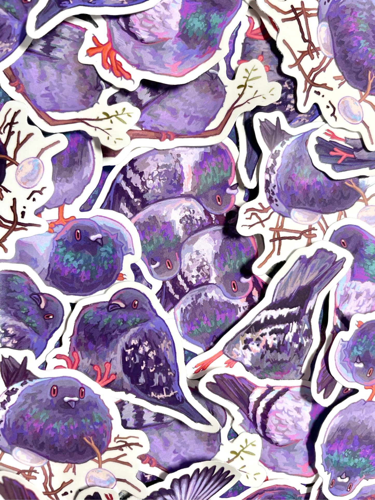 Pigeon Art Sticker Pack