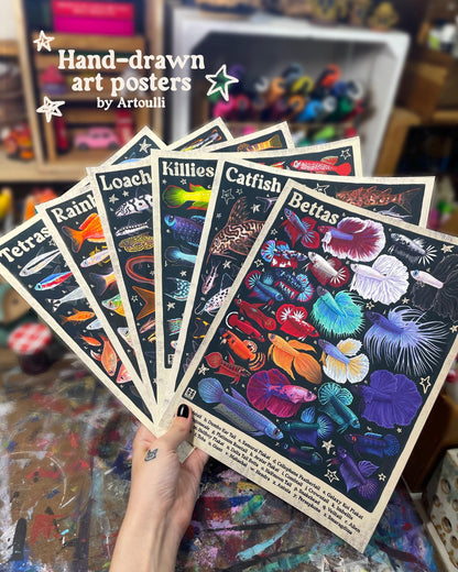 Killifish Poster 8.5x11