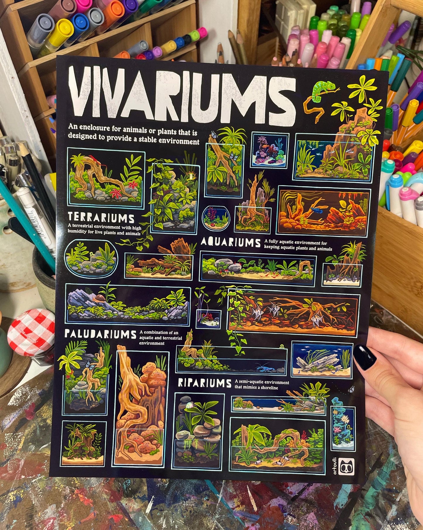 Vivariums Poster 8.5x11
