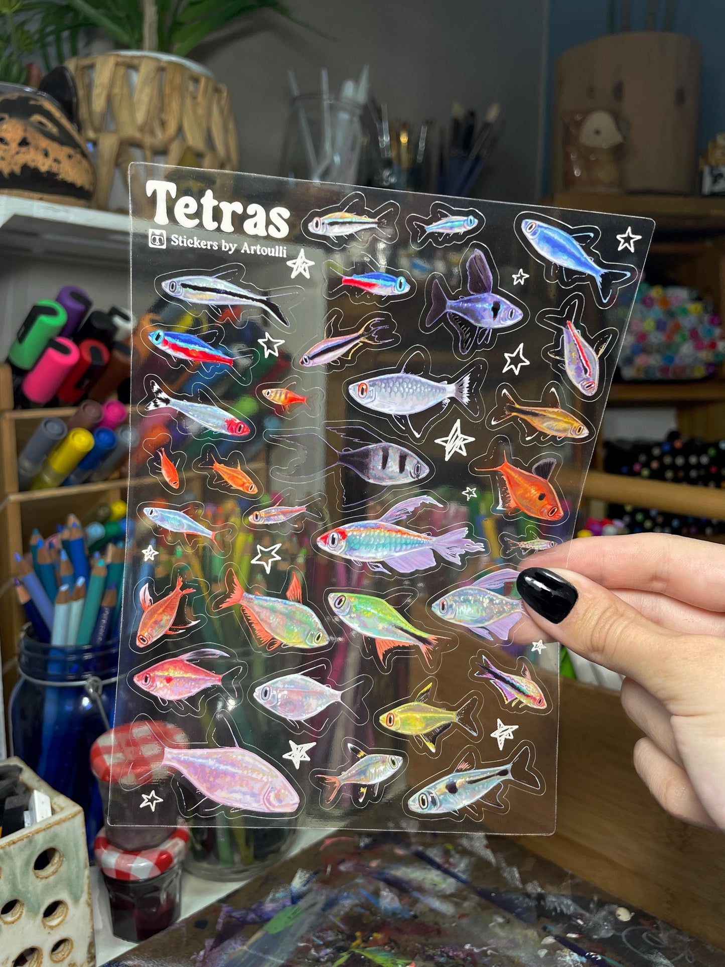 Tetra Sticker Sheet