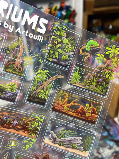 Vivarium/Aquarium/Terrarium Sticker Sheet