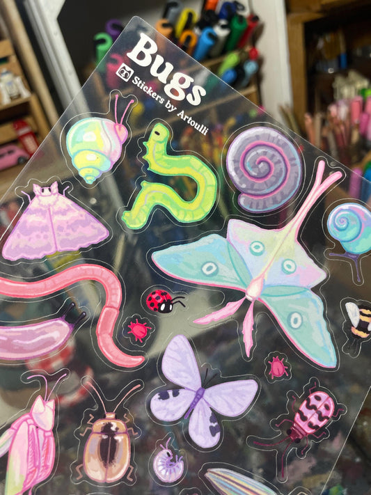 BUGS! Sticker Sheet