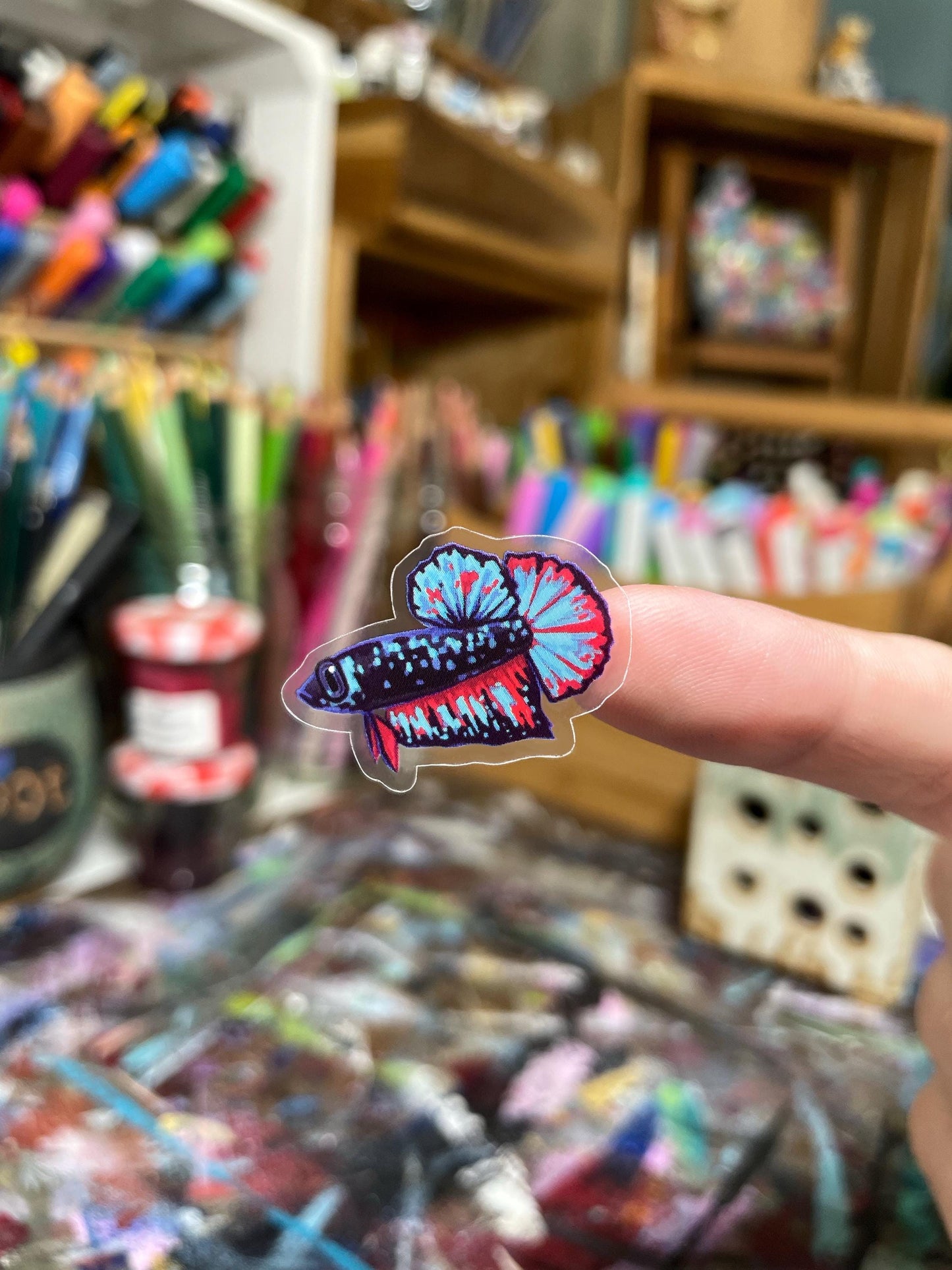 Betta Fish Sticker Sheet