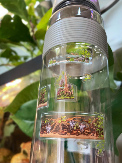 5 Clear Aquarium Stickers