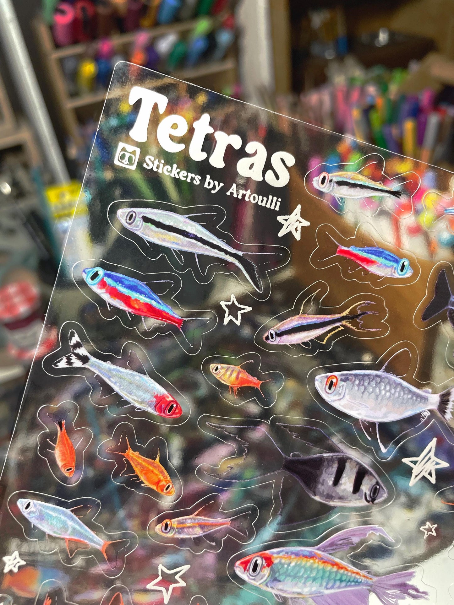 Tetra Sticker Sheet