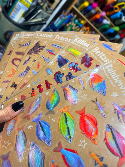 Killifish Sticker Sheet