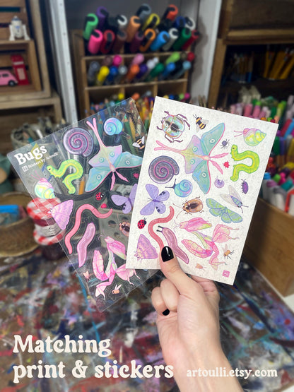 BUGS! Sticker Sheet
