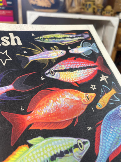 Rainbowfish Poster 8.5x11