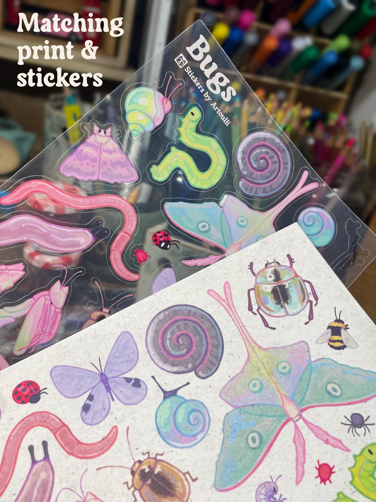 BUGS! Sticker Sheet