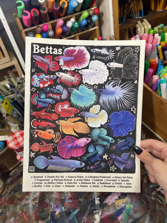 Betta Poster 8.5x11