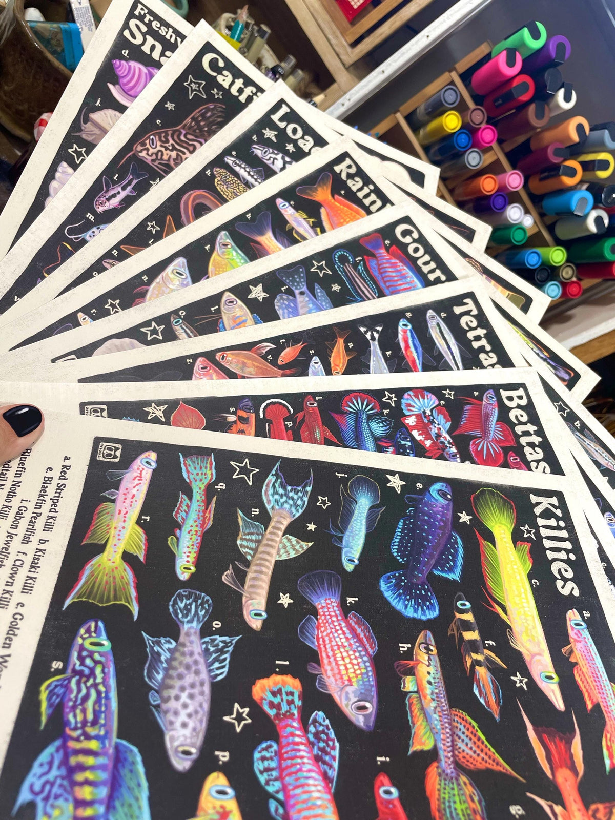 Nano Fish Poster 8.5x11