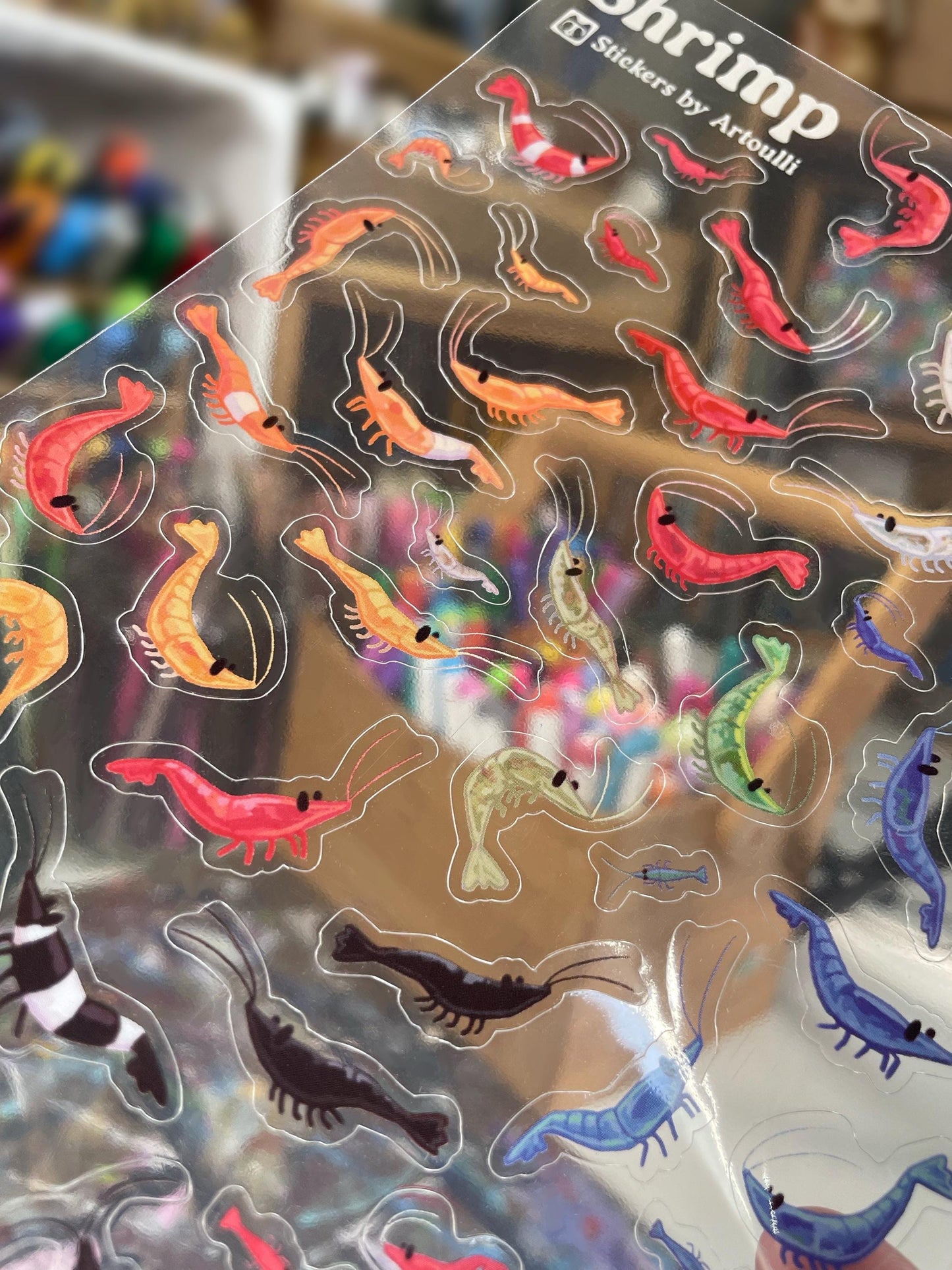 Shrimp Sticker Sheet