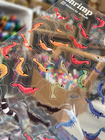 Shrimp Sticker Sheet