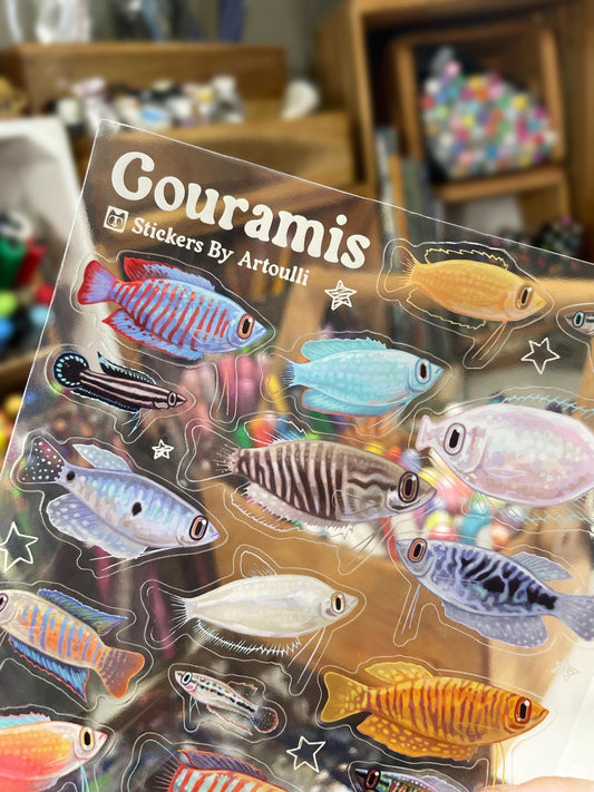 Gourami Sticker Sheet